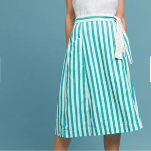 Anthropologie market wrap skirt